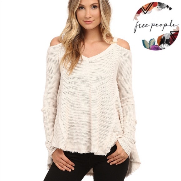 Free People Sweaters - ⬇️$60 Free People Moonshine Cold Shoulder Knit